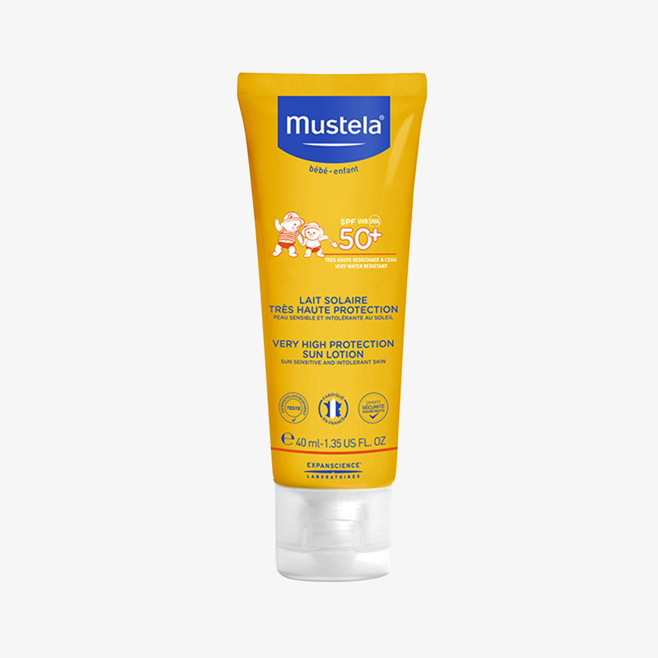 Kem Chống Nắng Cho Trẻ Sơ Sinh Và Em Bé Mustela Spf 50+