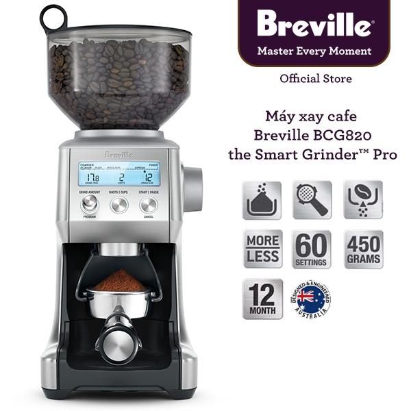 Máy xay cafe Breville 820 the Smart Grinder Pro BCG820BSS- Hàng chính hãng