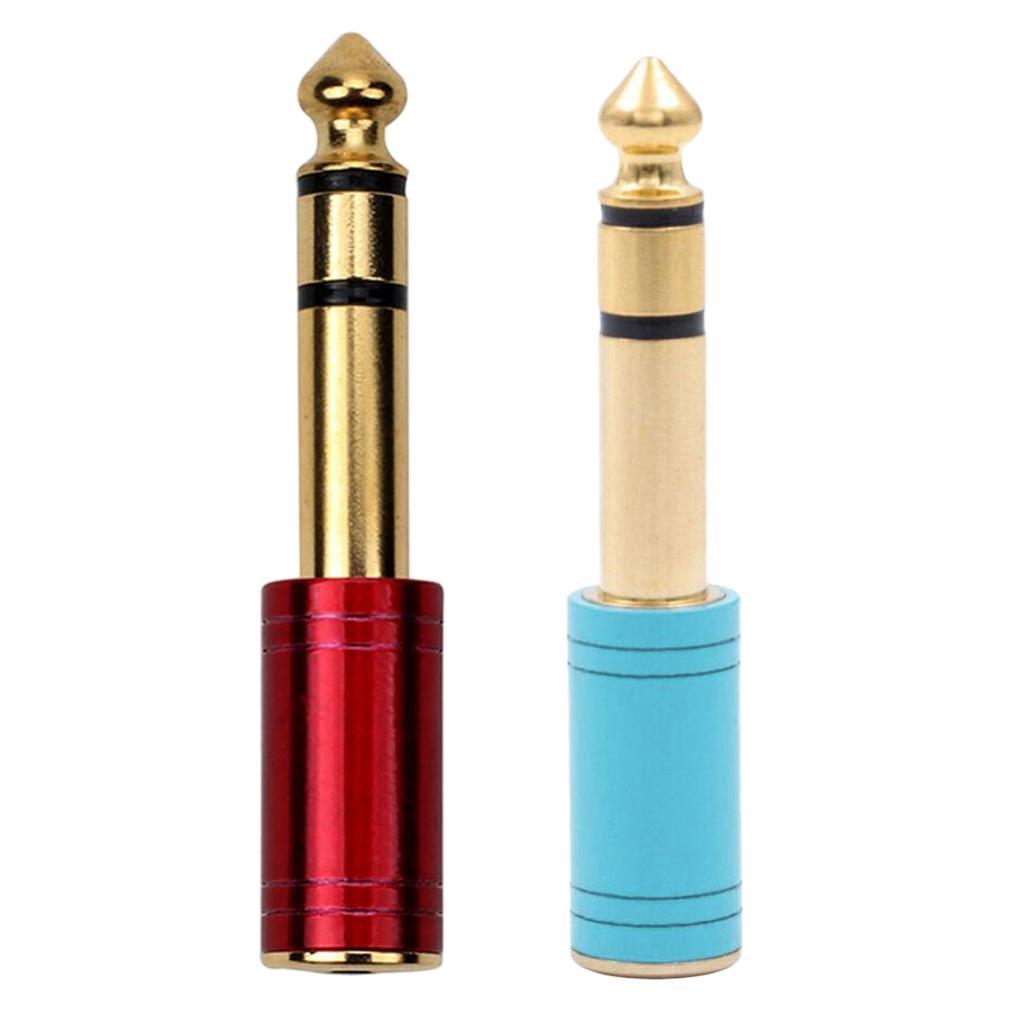 Metal 3.5mm Female to 6.5 Male Audio Stereo Headset Adapter Converter