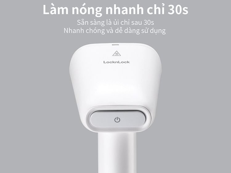 Bàn ủi hơi nước cầm tay Lock&Lock ENI223WHT 1600W - Hàng chính hãng