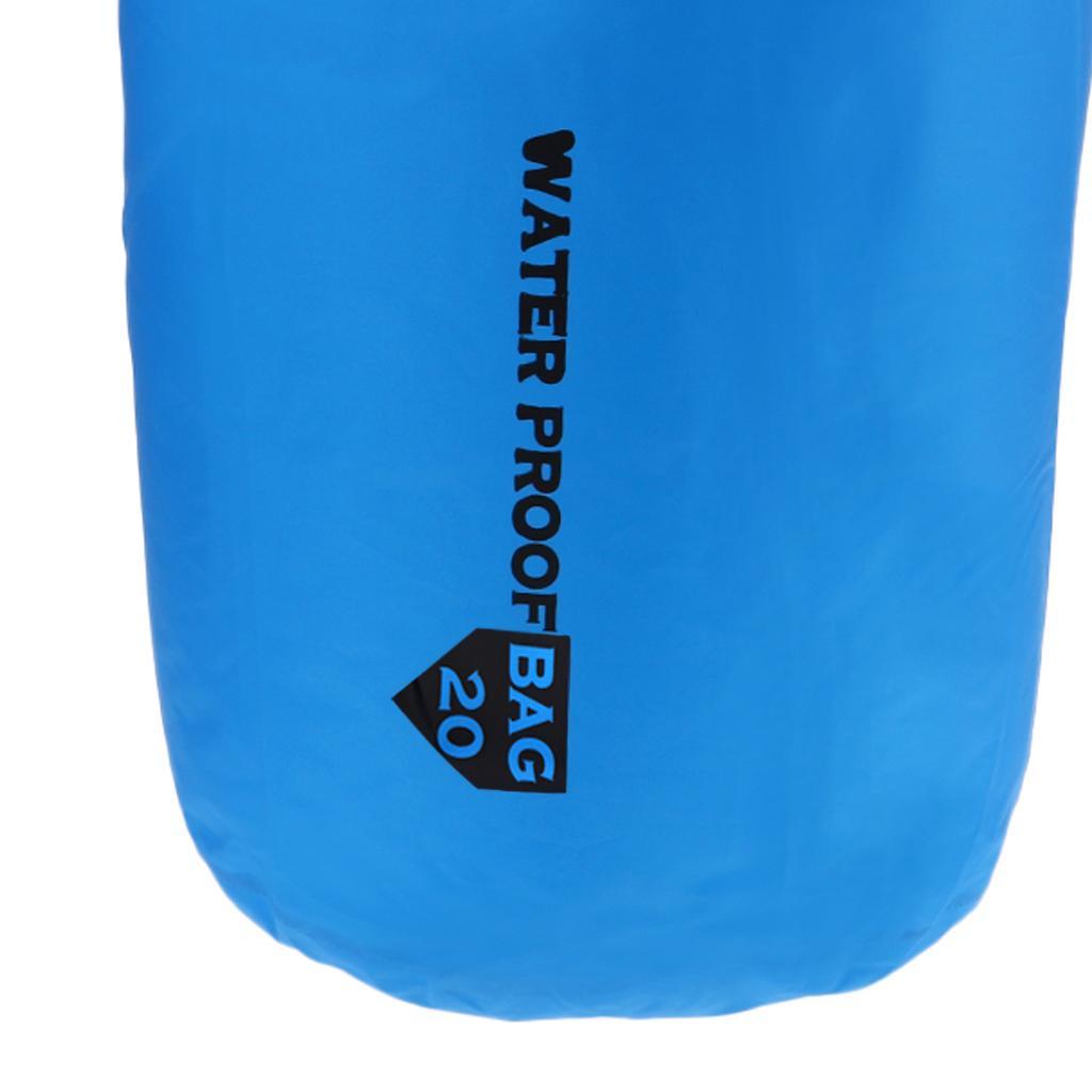 2x 10/20/40/70L Waterproof Dry Bag Roll Top Compression Sack for Kayaking, Beach, Rafting, Boating, Hiking, Camping And Fishing