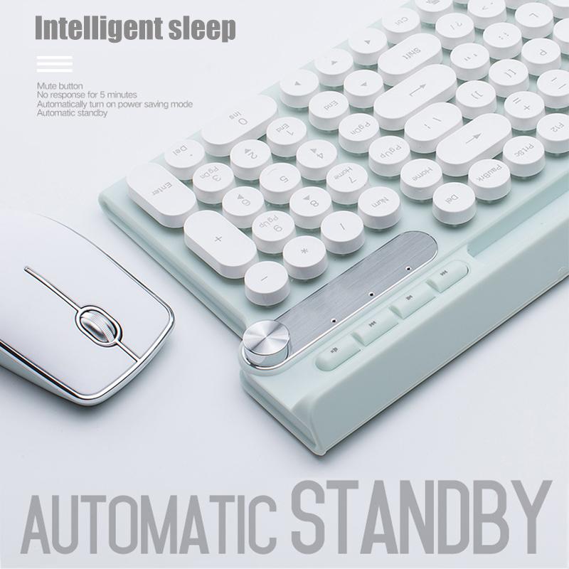 Game Thủ Laptop Bàn Phím Chuột Máy Tính 2.4G USB Chuột Bàn Phím Không Dây Sạc Bàn Phím Chơi Game Cho Máy Tính Game Thủ