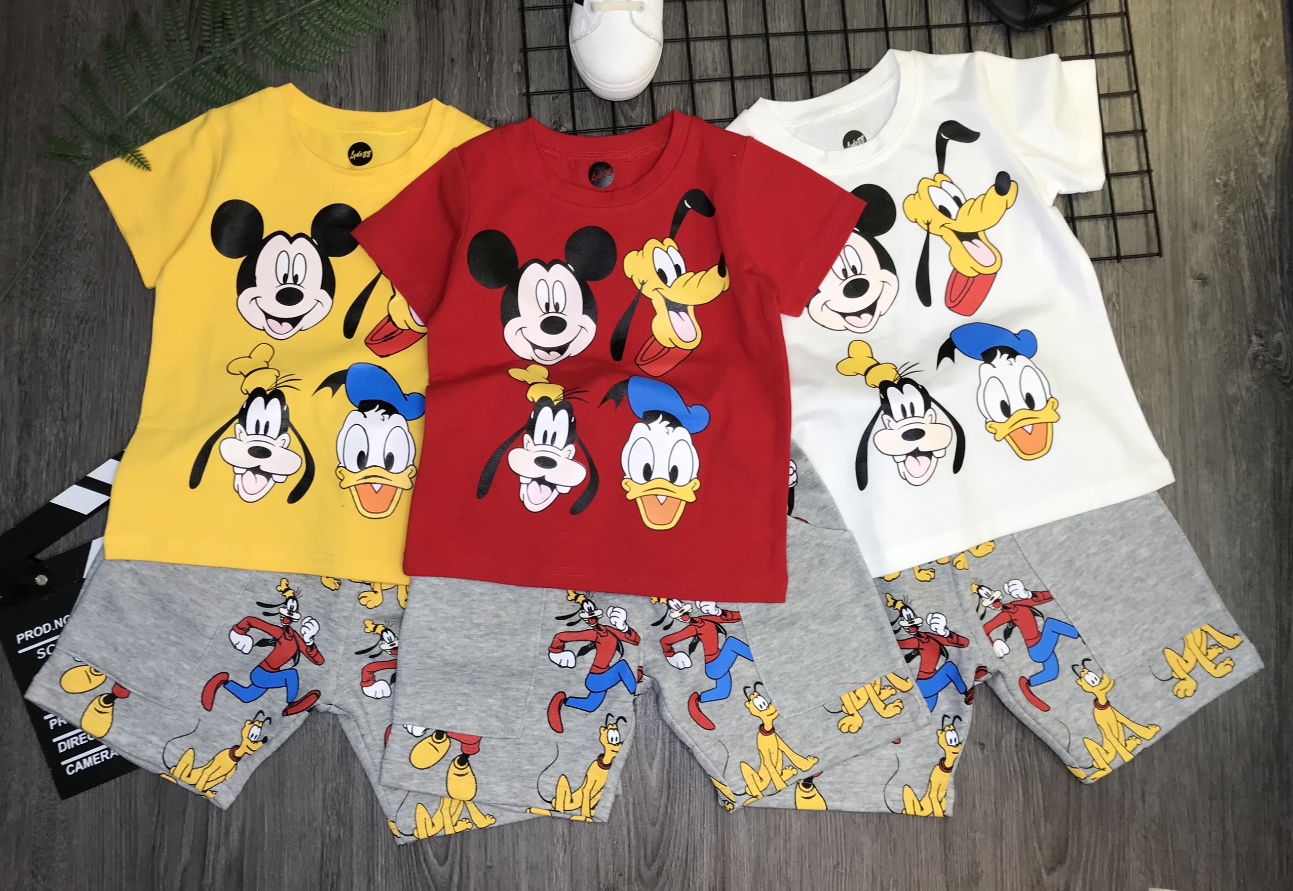 [SIZE ĐẠI + CỒ] SÉT BỘ THUN MẶC NHÀ BÉ TRAI MICKEY