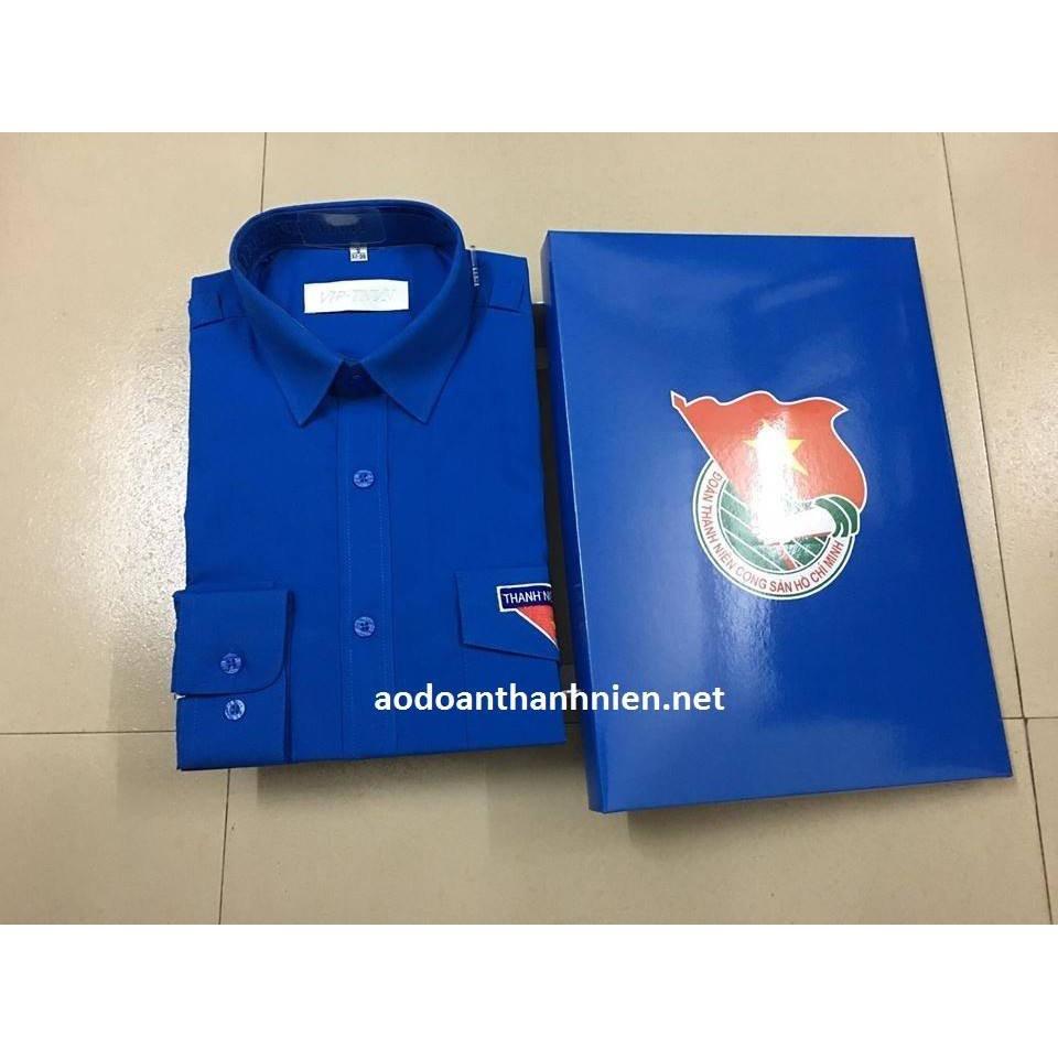 Áo sơ mi đoàn thanh niên nam nữ cao cấp dài tay Ocean Uniform