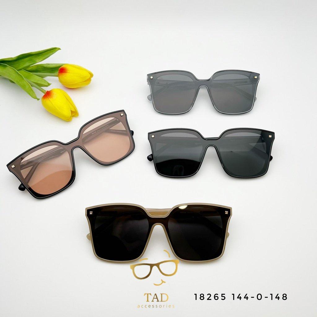 Kính mát nam nữ mắt vuông polazeid chống UV400 thiết kế dễ đeo màu sắc thời trang G 18265 TAD Accessories FS13 - Đen