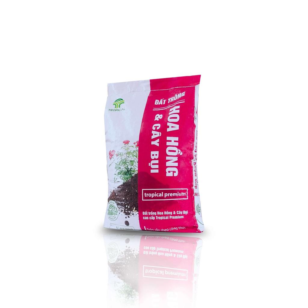 Đất trồng Hoa hồng và cây bụi cao cấp Tropical Premium - 20dm3