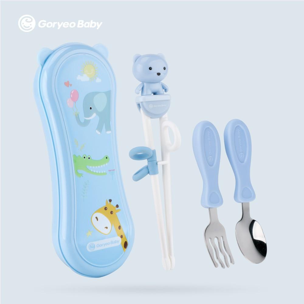 Đũa Tập Ăn Goryeo Baby Hàn Quốc Kèm Thìa Dĩa