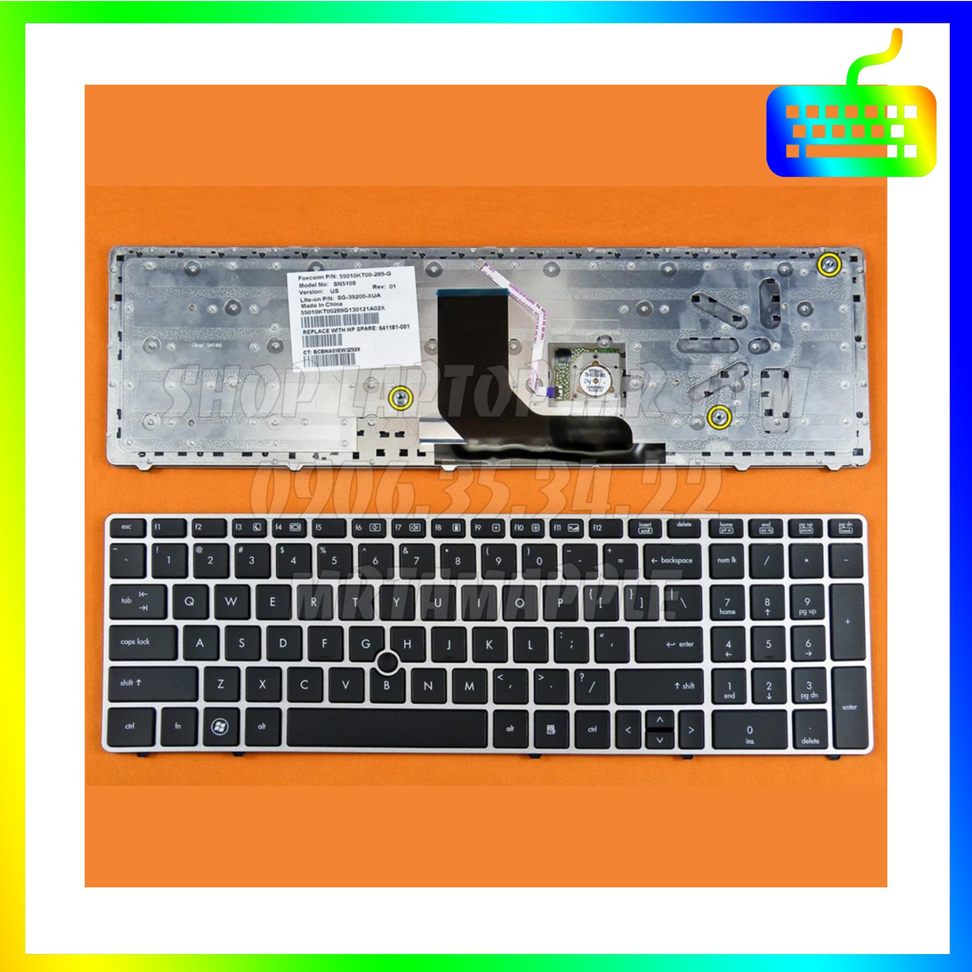 Bàn phím dành cho laptop HP Probook 6560b 6570b 6565b - Hàng Nhập Khẩu - Sản phẩm mới 100%