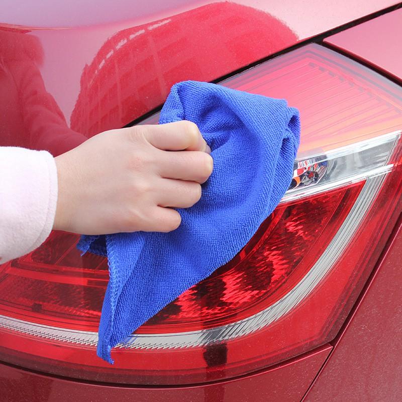 Khăn Microfiber Lau Xe Hơi Ô Tô Mềm Mịn Thấm Hút Tốt