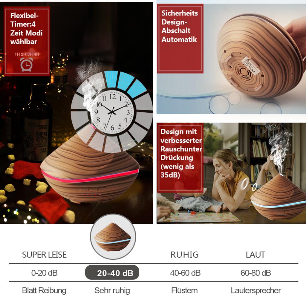 Aroma Humidifier Ultrasonic Fragrance Essential Oil Mist Diffuser EU Plug