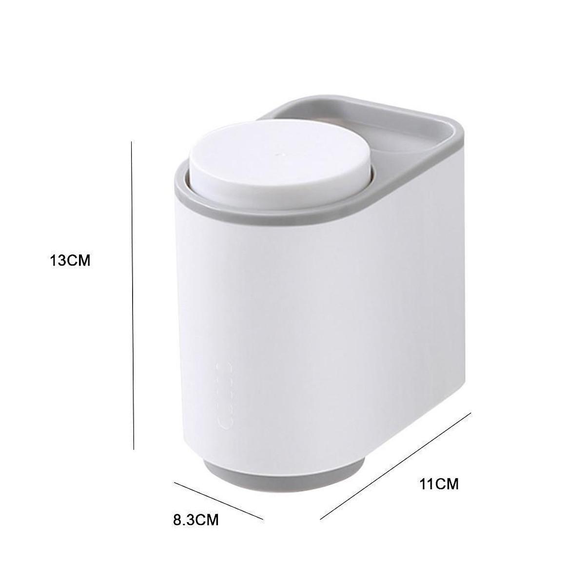 Kệ Nhà Tắm Kèm 2 Cốc, Kệ Để Bàn Chải Đánh Răng Thiết Kế Thông Minh Dính Tường Chắc Chắn, Cốc Nam Châm Hút Từ Tính