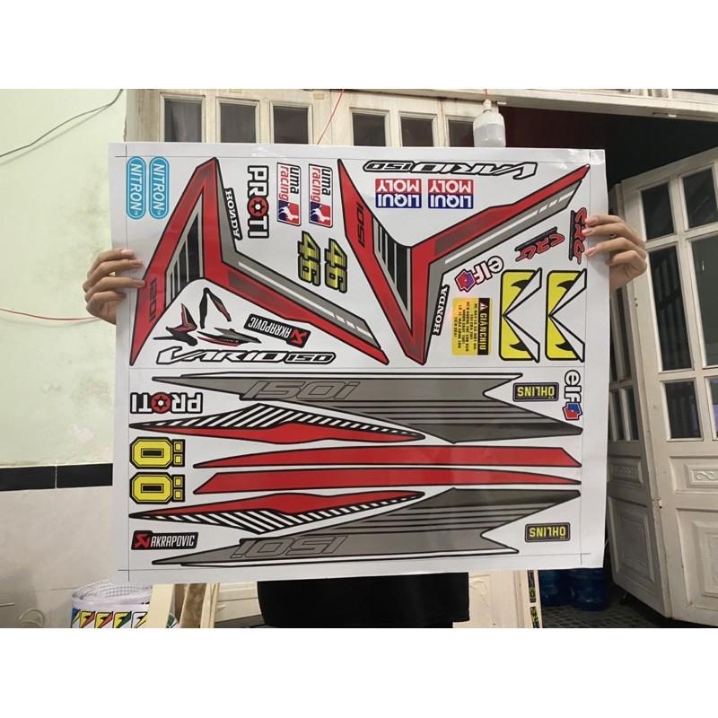 Tem rời dành cho Vario 150 đen