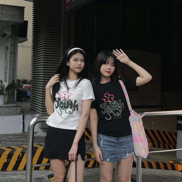 Áo Thun Nữ Baby Tee Ngắn Tay Dáng Vừa - Form Rộng &quot; &quot; 250gsm T-shirt Local Brand