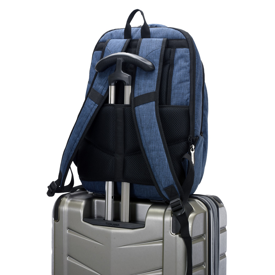 Balo laptop 17in Silverwood TRAVELER'S CHOICE - MỸ : Miệng túi mở rộng, dễ dàng truy cập và sắp xếp hành lý Ngăn phía trước có khóa kéo tiện dụng cho các vật dụng nhỏ