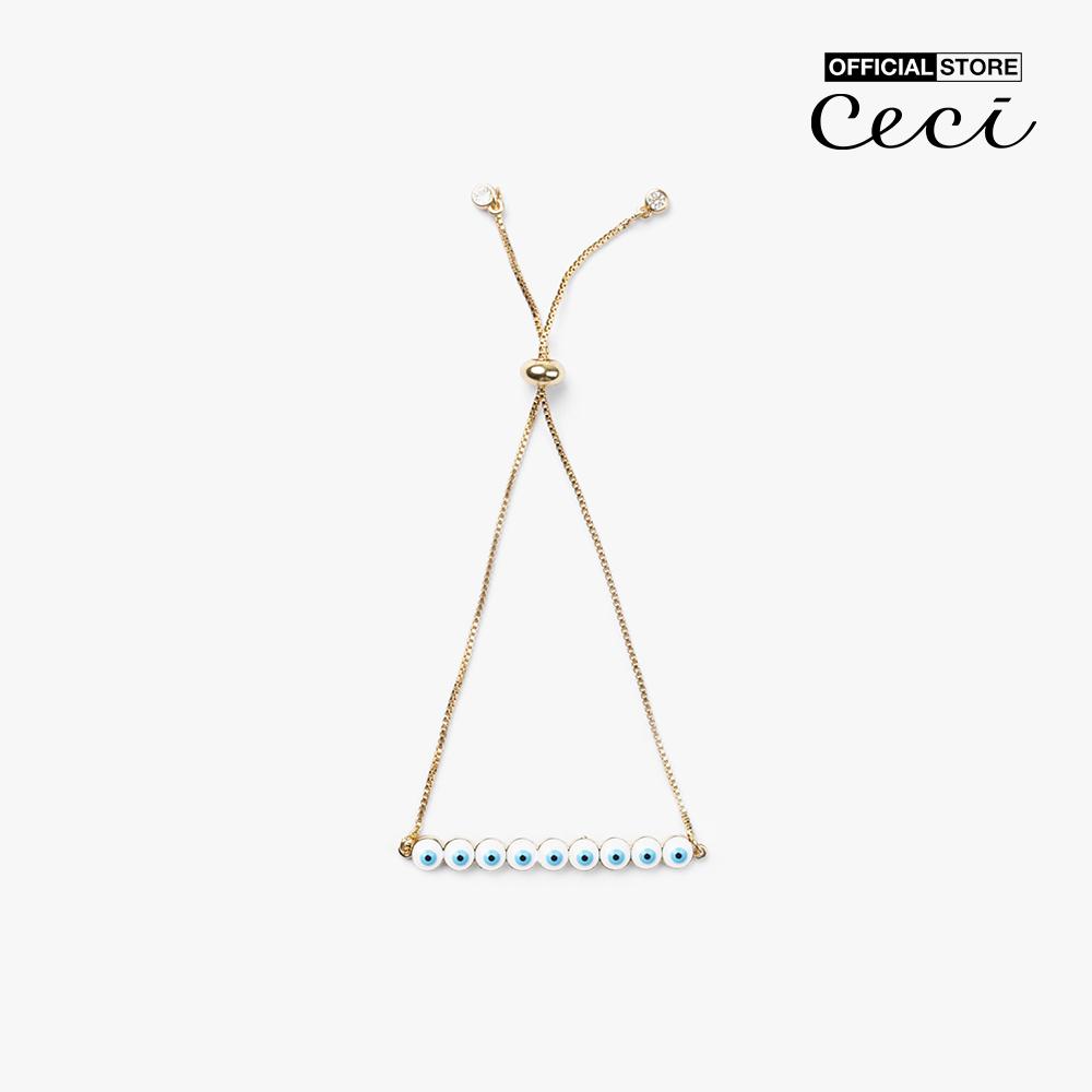 CECI - Vòng đeo tay nữ dây mảnh phối thiết kế độc đáo CC3-01000078-03