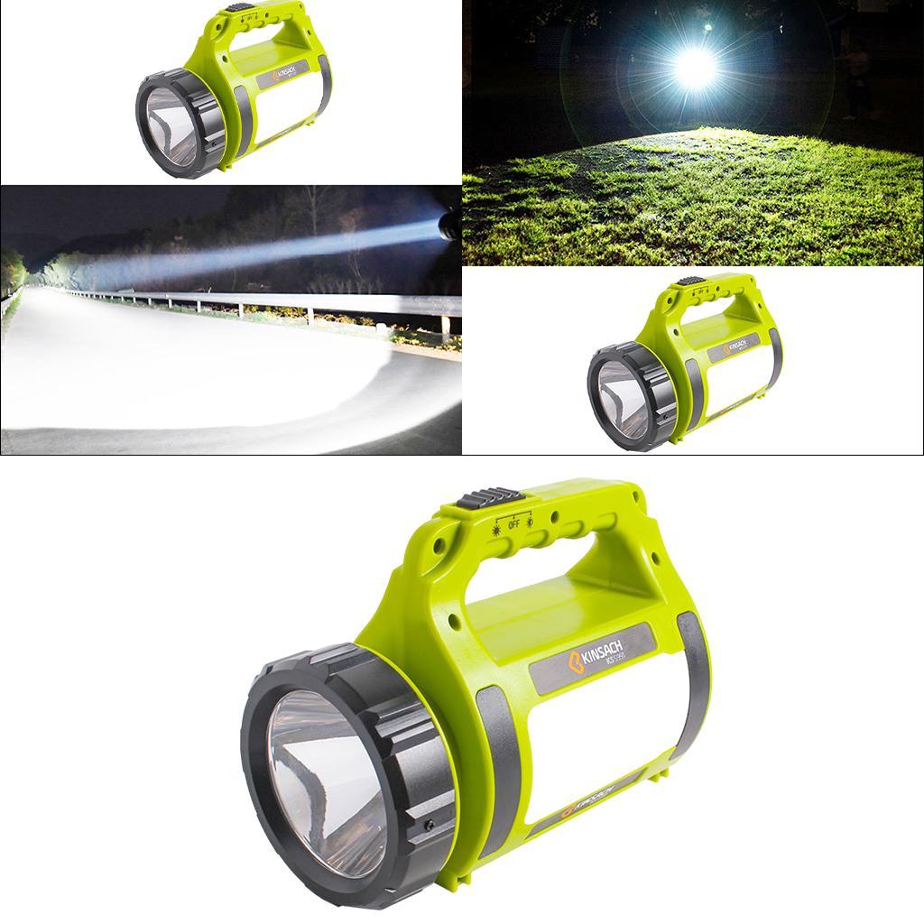 1x Searchlight Flashlight USB Rechargeable