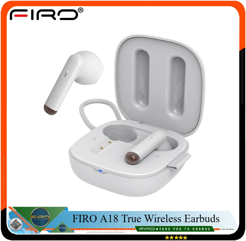 Tai Nghe Bluetooth Không Dây FIRO A18 - Tai Nghe FIRO A18 Bluetooth V5.3 - Điều Khiển Cảm Ứng Thông Minh - Công Nghệ Kháng Nước IPX5 - Tai Nghe Bluetooth Giảm Tiếng Ồn FIRO A18 - Phù Hợp Với Tất Cả Dòng Máy - Hàng Chính Hãng