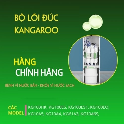 Bộ 3 lõi lọc Sediment + Carbon cho cây nước nóng lạnh - hàng chính hãng Kangaroo