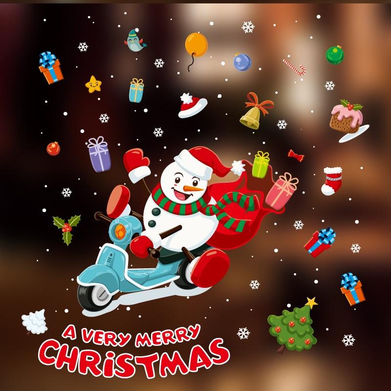 Cuộn 2 decal trang trí Noel giáng sinh