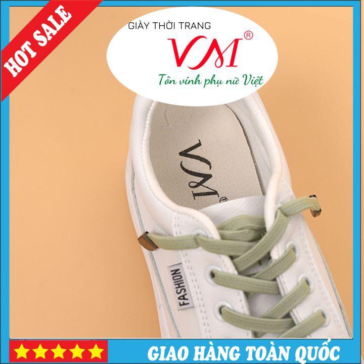 Giày Thể Thao Nữ, chiều cao 3CM, Da Thật Êm Ái, Bền Chắc Và Thời Trang - TT.P14106_XANH