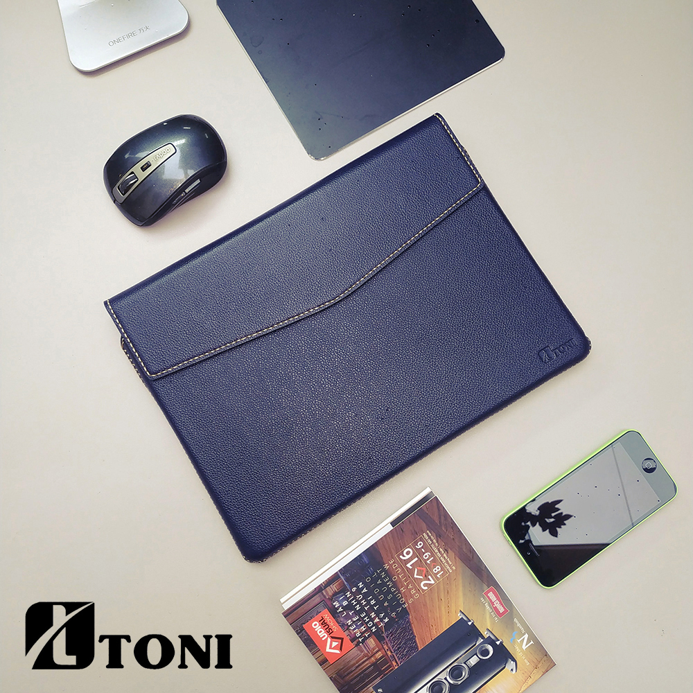 Bao da thật Toni bảo vệ Macbook, Laptop 12 inch