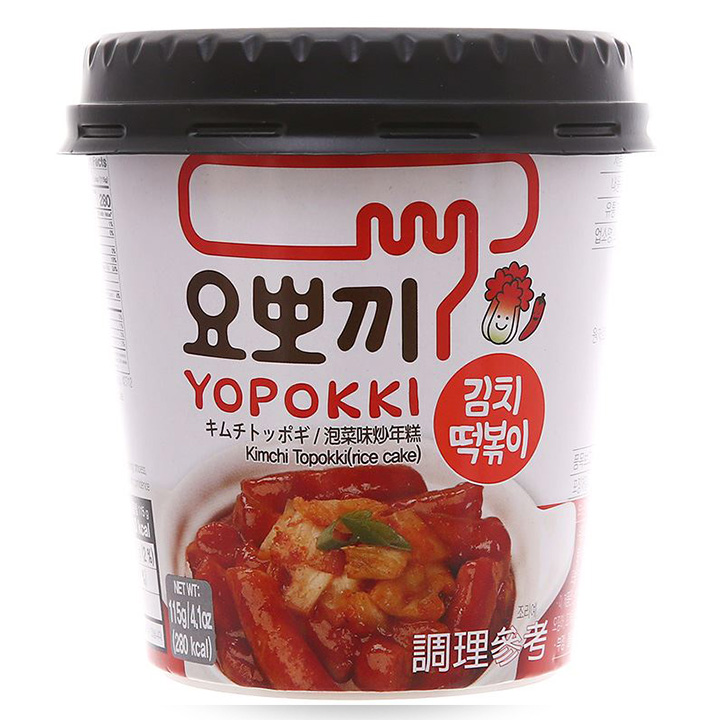 Bánh Gạo Young Poong Topokki Vị Kim Chi Nhập Khẩu Hàn Quốc Dạng Ly