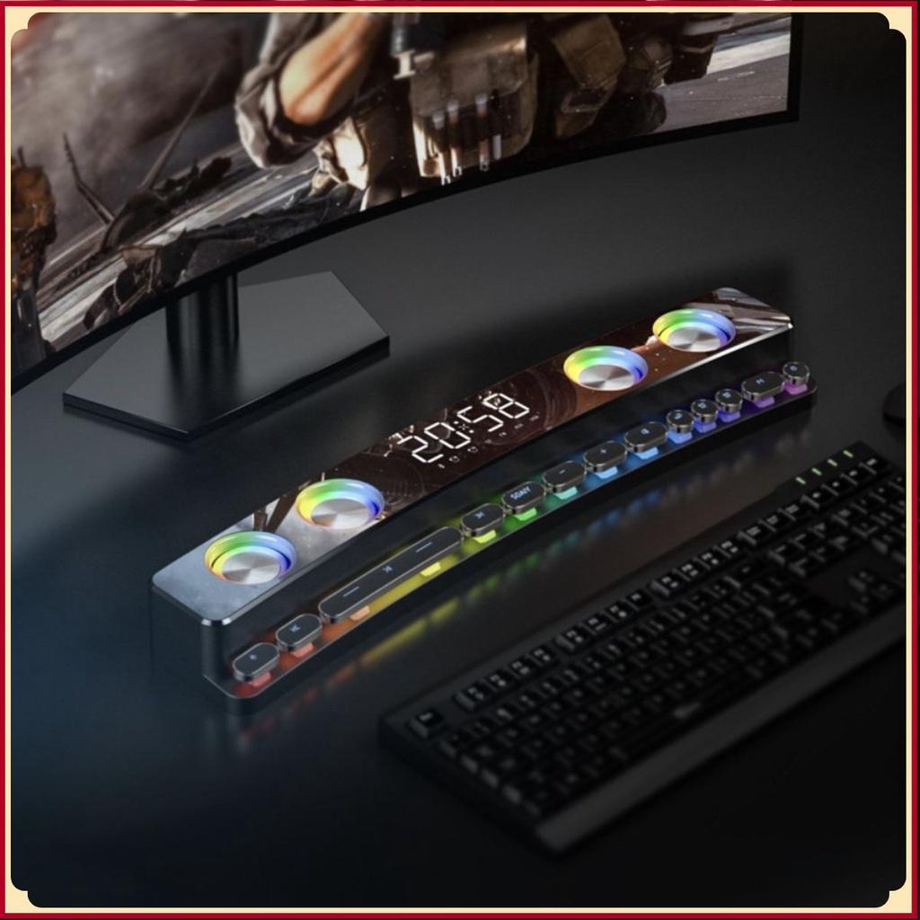 Loa Soundbar LED RGB bluetooth 5.0 Martian E-Sport Game Thủ full option