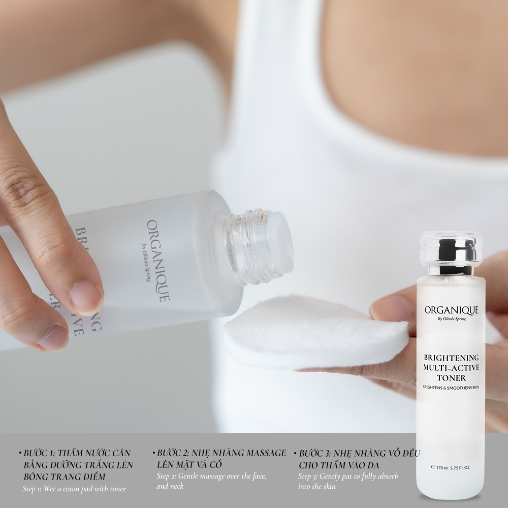 Nước cân bằng Dưỡng trắng Brightening Multi-Active Toner 170ml