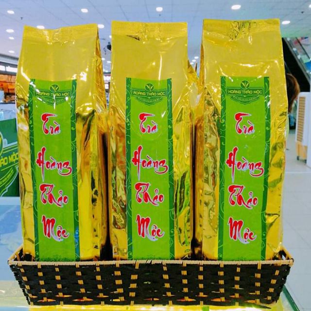 5 Túi Trà Hoàng Thảo Mộc 500g Hỗ Trợ Điều Trị Đau Dạ Dày, Ổn Định Huyết Áp, Hạ Men Gan , Mỡ Máu Và Ngăn Ngừa Ung Thư Giúp Ngủ Ngon