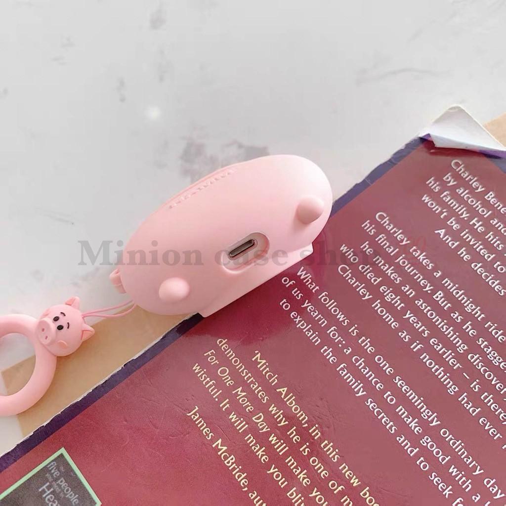 Bao Case Ốp dành cho airpod 1 và 2, tai nghe bluetooth i11,i12, i100, i9s... mèo và heo cao cấp
