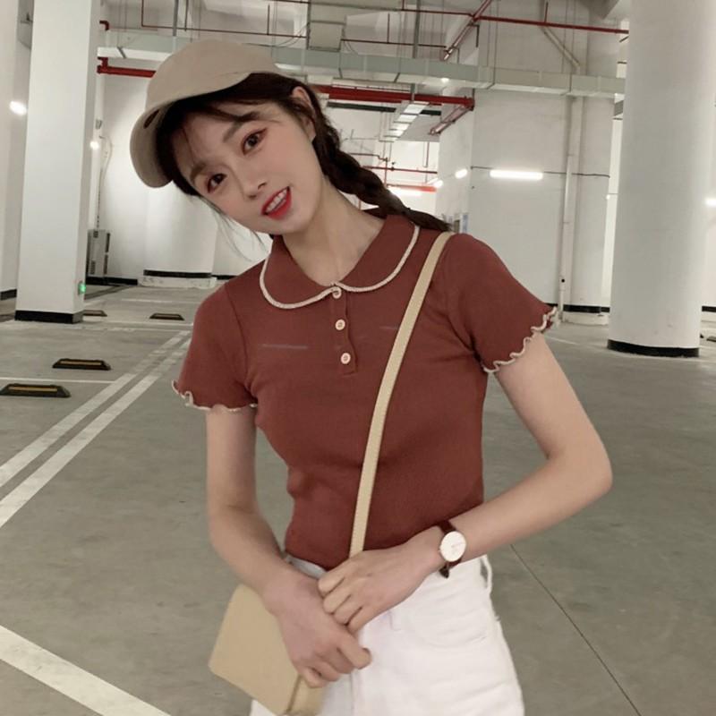 Áo thun nữ tay ngắn kiểu Hàn Quốc