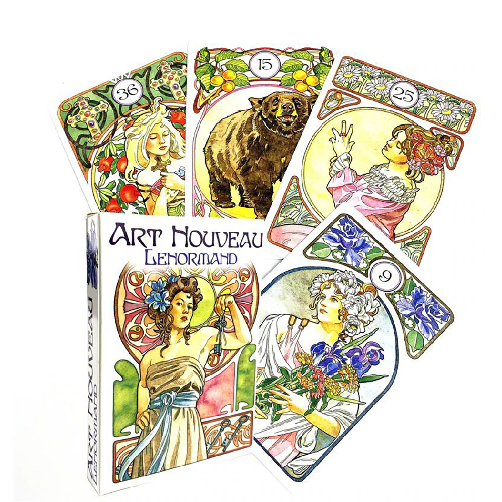 Bài Oracle Art Nouveau Lenormand Oracle Đá Thanh Tẩy