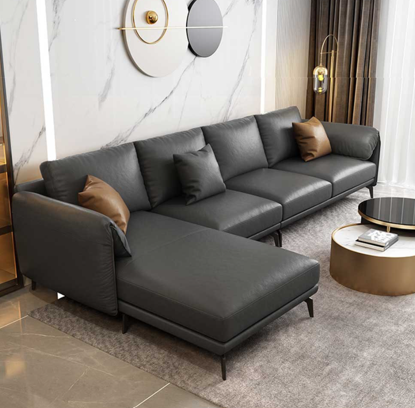 Sofa da góc L cao cấp Tundo HDCT-03