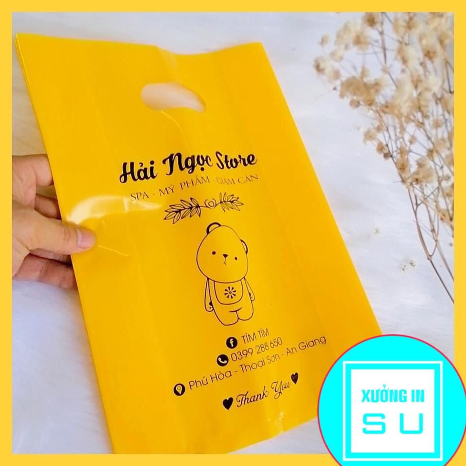 Túi Hột Xoài PE Vàng Là Túi Đựng Hàng - Túi Mỹ Phẩm - Túi Đựng Đồ - Túi Đựng Điện Thoại - Giá Rẻ - Đủ Size