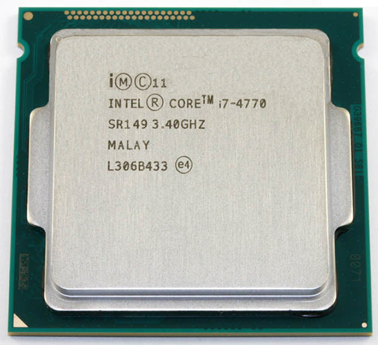 Bộ Vi Xử Lý CPU Intel Core I7-4770 (3.40GHz, 8M, 4 Cores 8 Threads, Socket LGA1150, Thế hệ 4) Tray chưa Fan - Hàng Chính Hãng