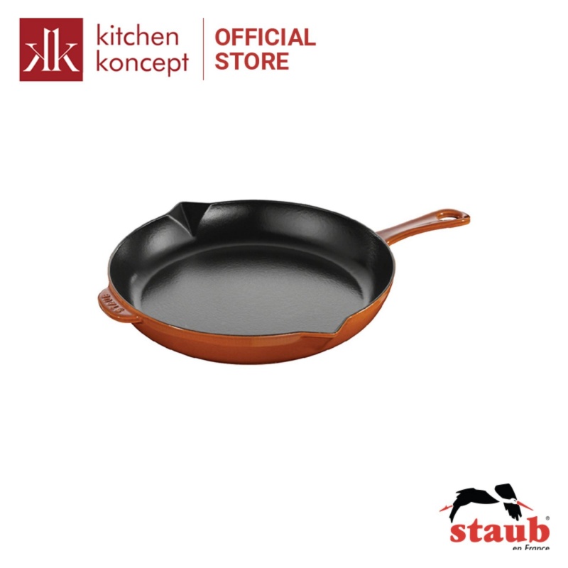 Chảo Gang Tròn Staub 30cm – Màu Quế