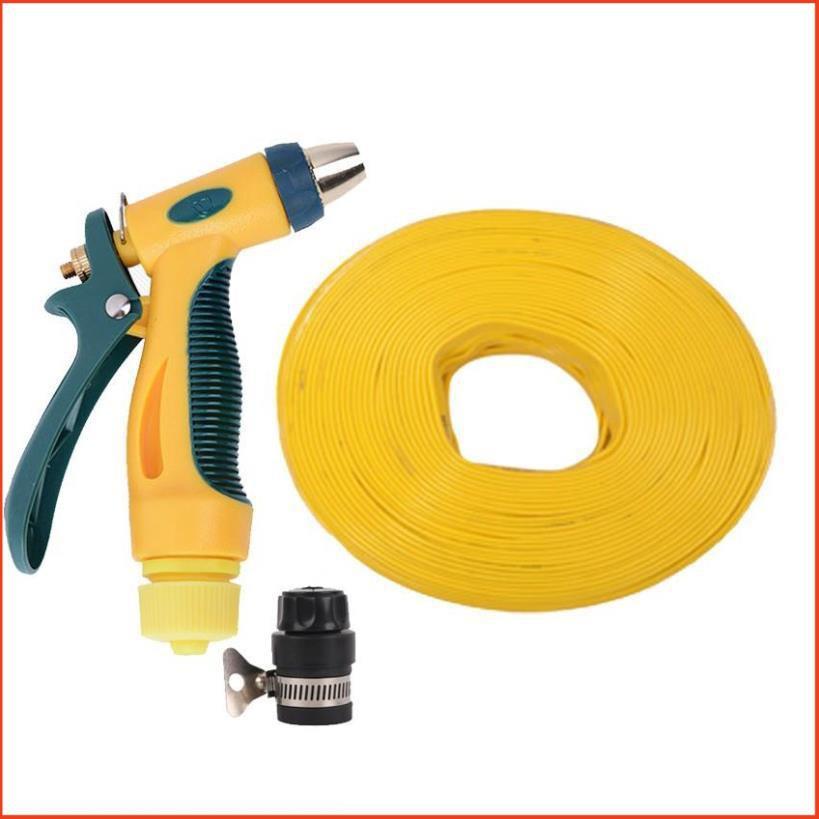 Bộ dây vòi xịt nước rửa xe,tưới cây tăng áp 3 lần 15m