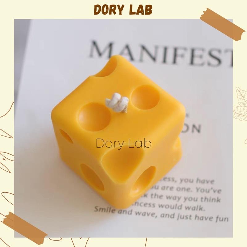 Nến Thơm Phô Mai Vuông Tinh Dầu Thiên Nhiên Handmade, Phụ Kiện Decor - Dory Lab
