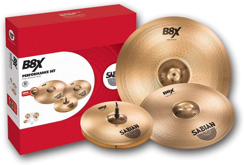 Bộ lá trống (Cymbal) 45003X SABIAN B8X Performance Set – Hàng Chính Hãng