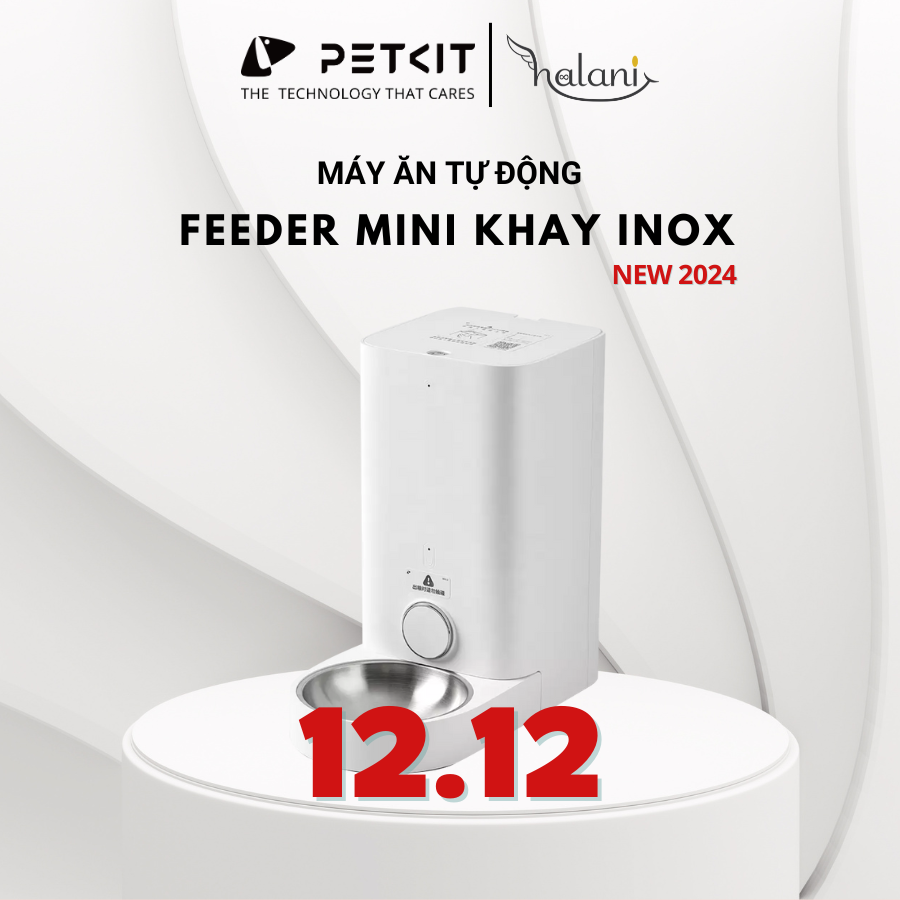 Máy ăn Petkit Feeder Mini khay inox