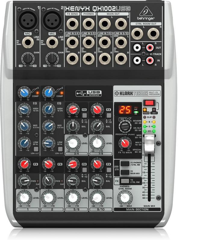 Mixer Behringer QX1002USB chính hãng