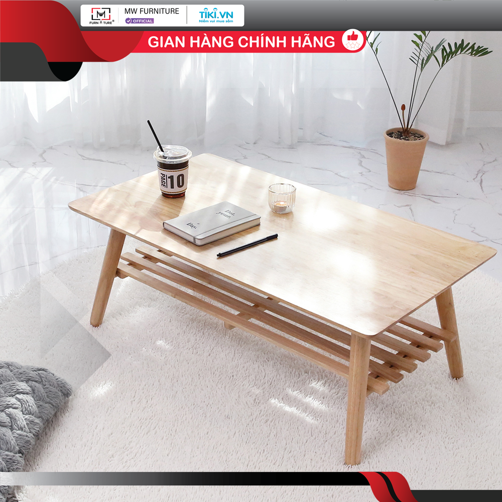 BÀN TRÀ / SOFA CHÂN GẬP TIỆN LỢI 90 - TABLE A 90 NATURAL