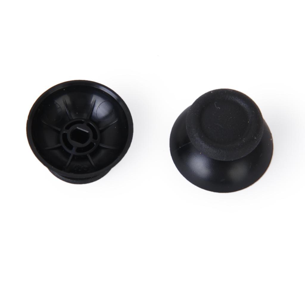 Pair Joystick Stick Thumb Stick for PlayStation 4 PS4 Controller Black Piece