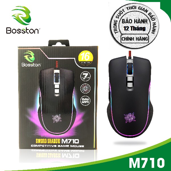 Chuột chuyên game cao cấp Bosston M710 - JL - HÀNG CHÍNH HÃNG