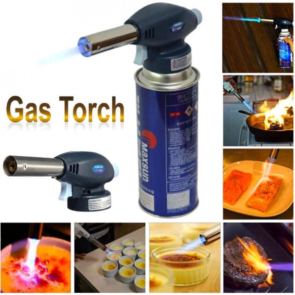 Đèn khò gas tự bật 915 - đơn đôi (chọn đúng loại khi đặt hàng) - khò mỏ hàn lắp bình gas mini