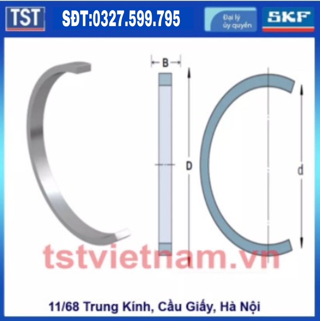 Vành chặn SKF FRB 12/290