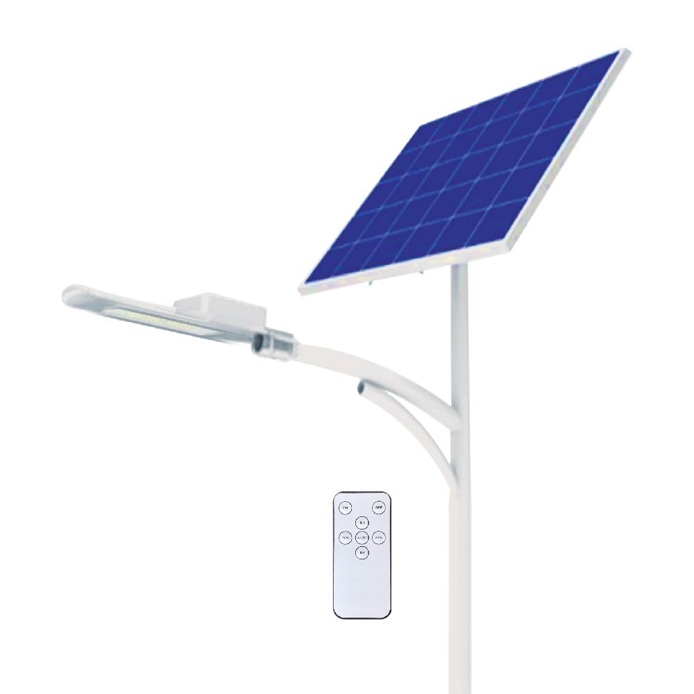 Đèn đường năng lượng mặt trời Rạng Đông CSD01.SL.RF V2, chuyên dụng cho chiếu sáng ngoài trời, hiệu suất cao