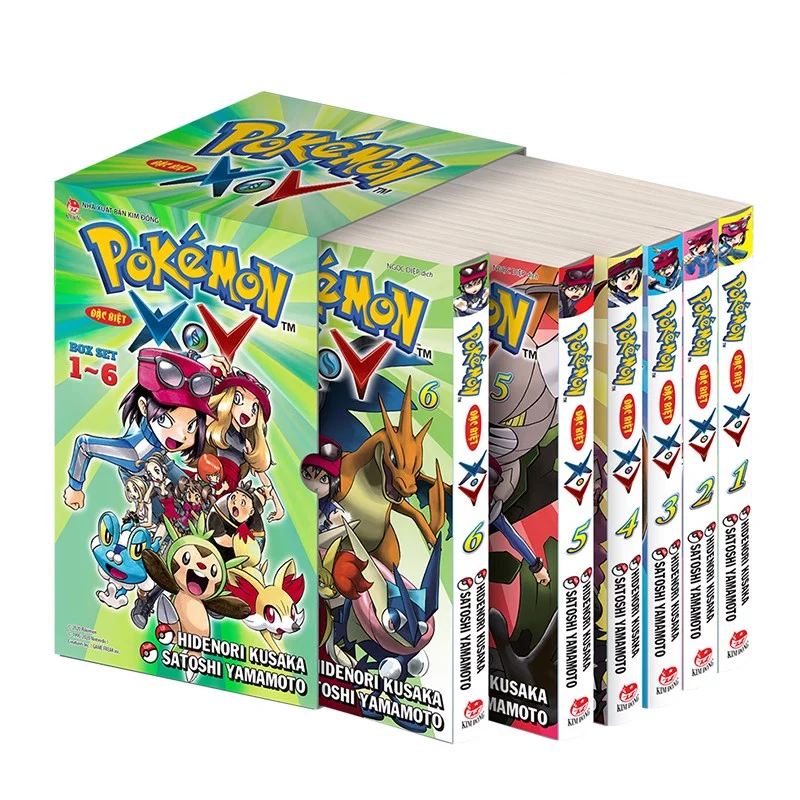 Truyện tranh Boxset Pokémon Đặc biệt X-Y - Trọn bộ 6 tập