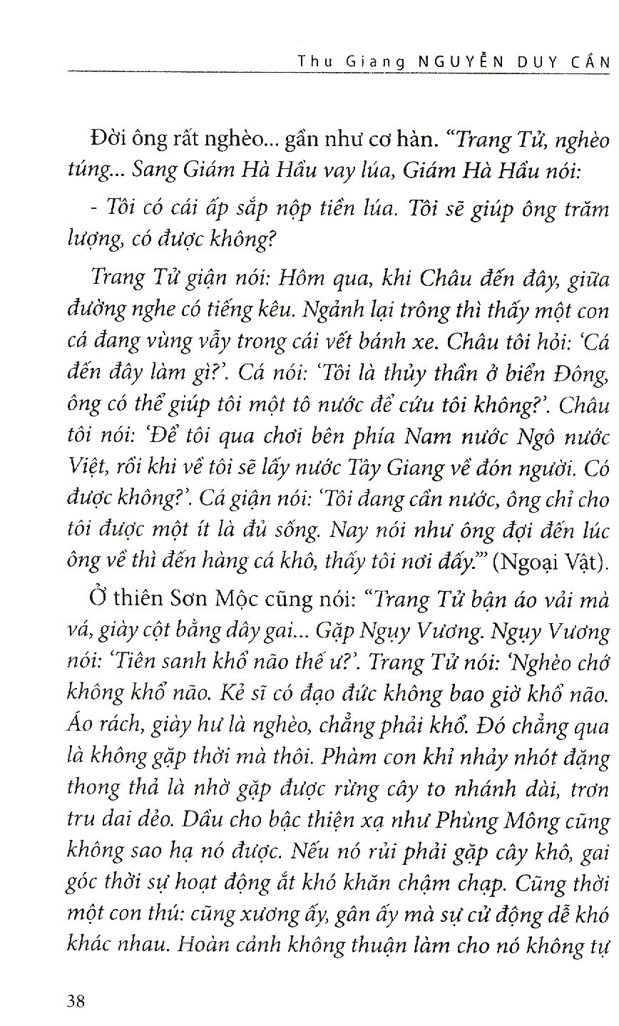 Thu Giang Nguyễn Duy Cần - Trang Tử Tinh Hoa