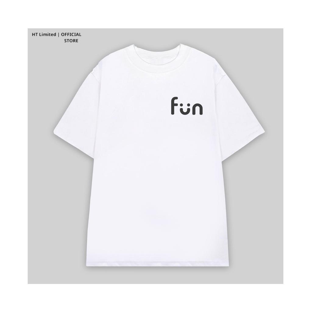 Áo thun thiết kế Unisex họa tiết Fun basic local brand, Cotton Cao Cấp 100%